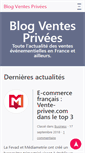 Mobile Screenshot of blog-ventes-privees.com